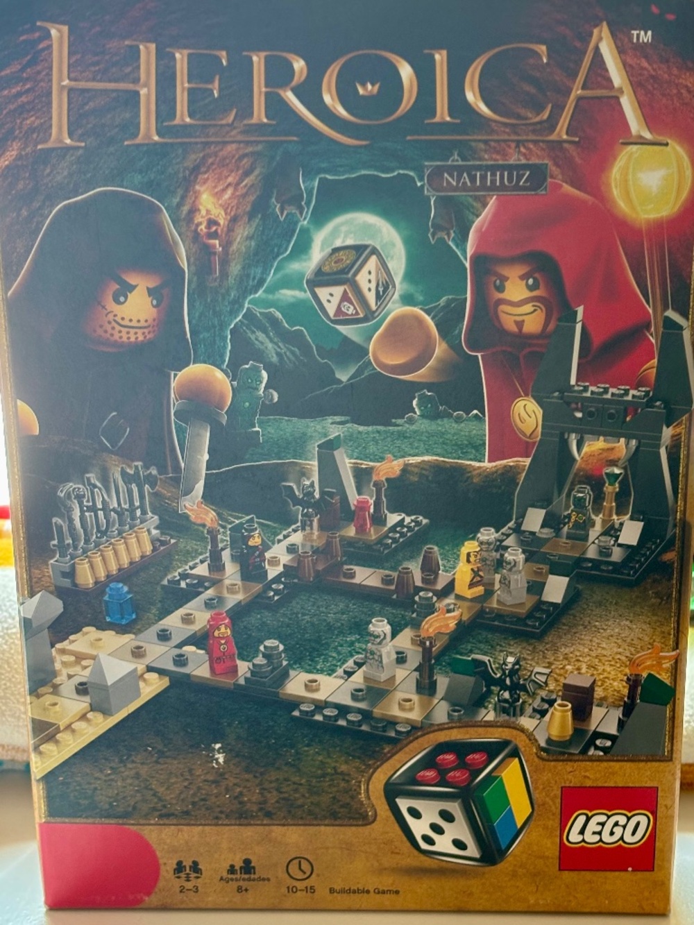 LEGO HEROICA "Nathuz" 3859 Board Game. INCL: Everything. LIKE NEW!